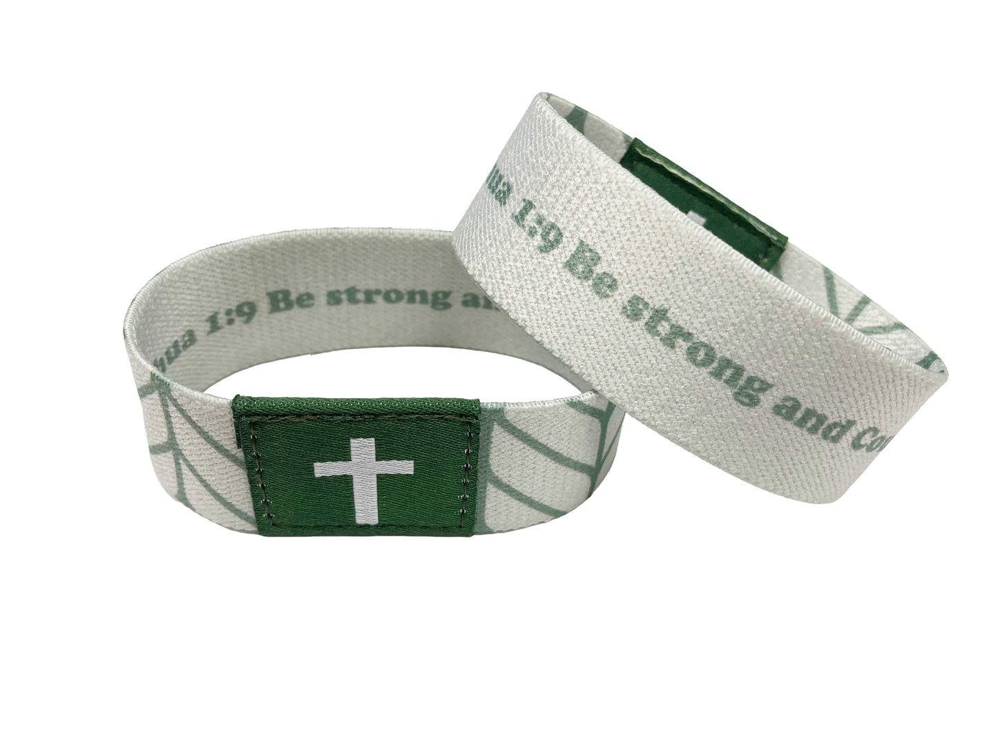 Be Strong and Courageous. Joshua 1:9 -  Christian NFC Bracelet