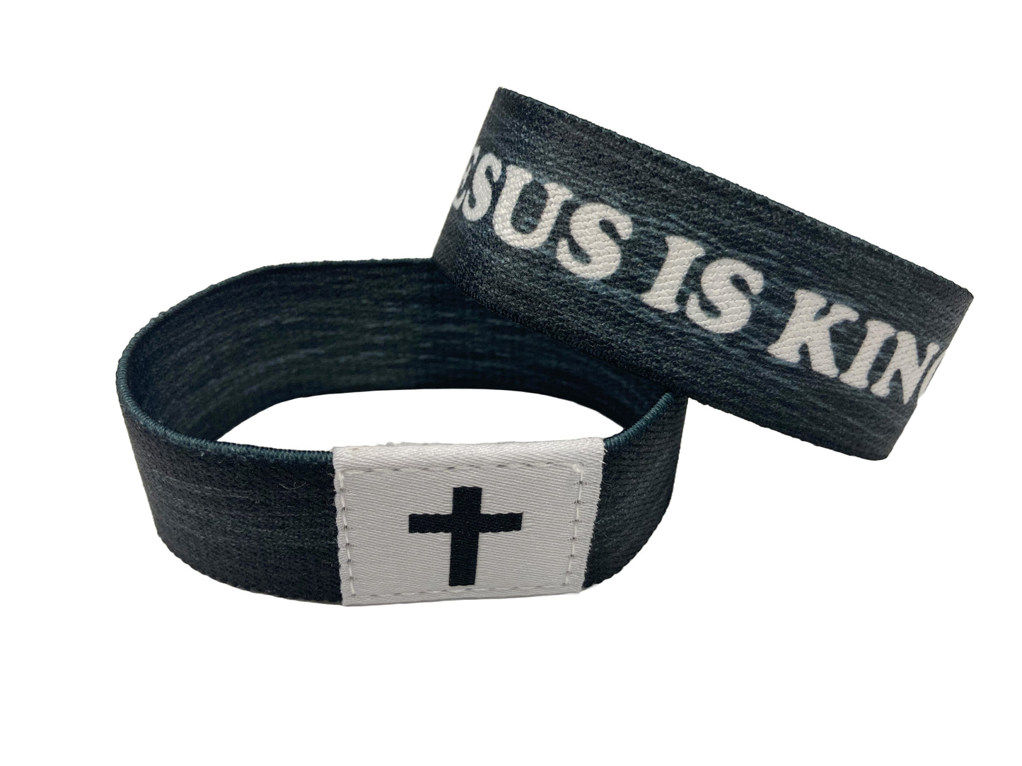 Jesus is King -  Christian NFC Bracelet