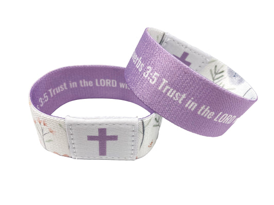 Trust in the Lord. Proverbs 3:5 - Christian NFC Bracelet